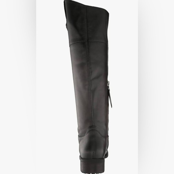 NIB Sam Edelman Drina Knee High Riding Boots in Black Leather - Picture 3 of 11